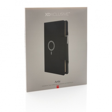 Logotrade reklaamkingitused pilt: Artic Magnetic 10W juhtmevaba laadimisega A4 portfell